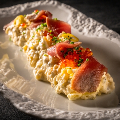 Ensaladilla Naudi con atún rojo