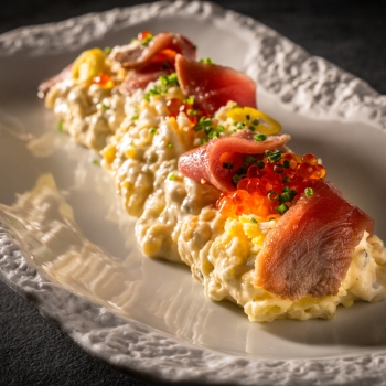 Ensaladilla Naudi con atún rojo
